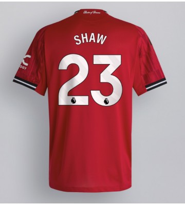 Manchester United Luke Shaw #23 Replika Hjemmebanetrøje 2025-26 Kortærmet